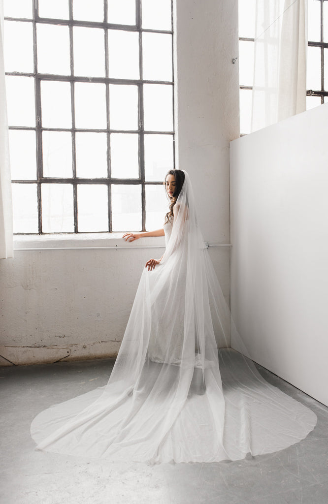 The Classic 2.0 Silk Tulle Wedding Veil - Daphne Newman Design