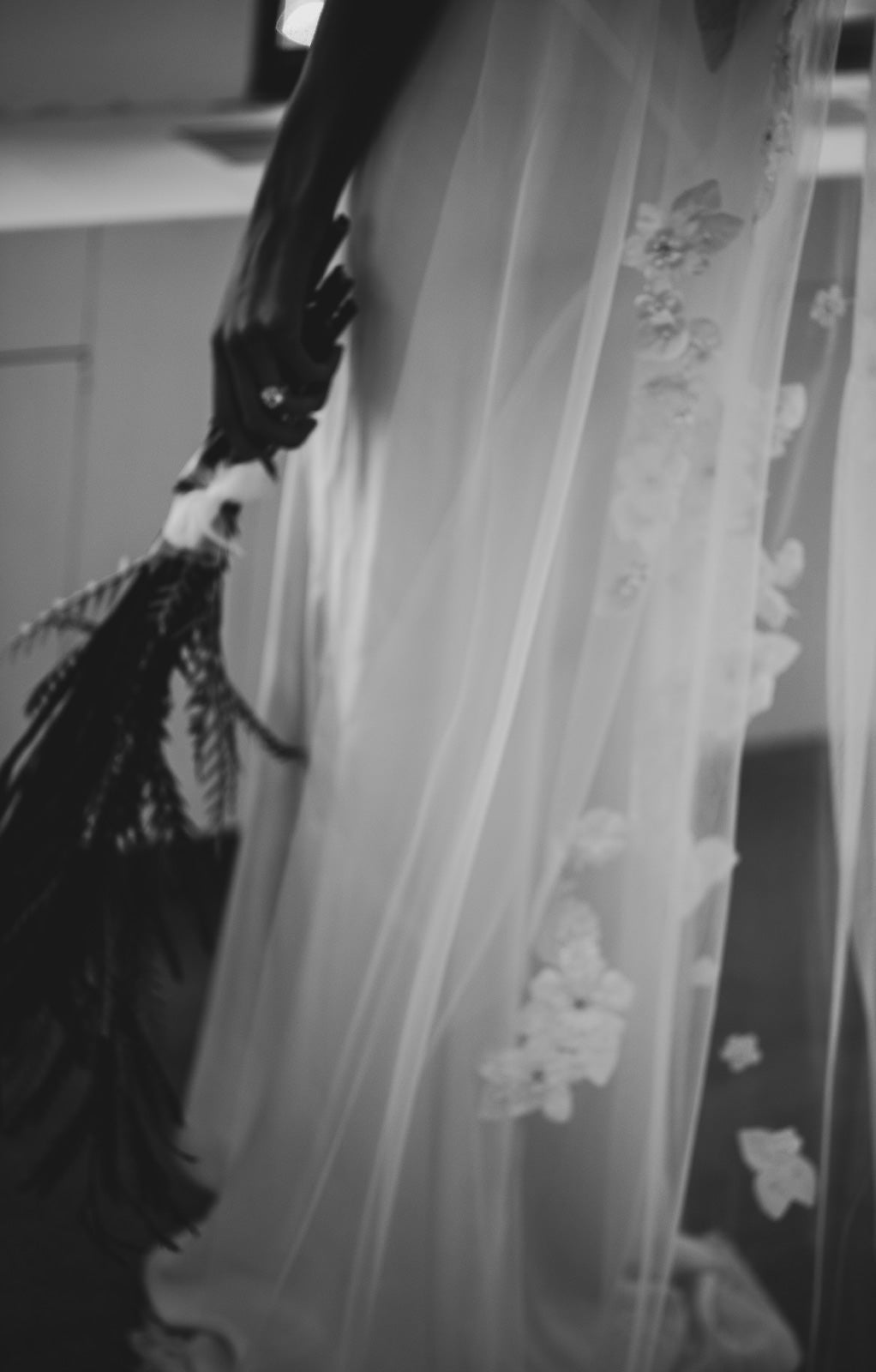 Fiorella Floral Wedding Veil - Daphne Newman Design