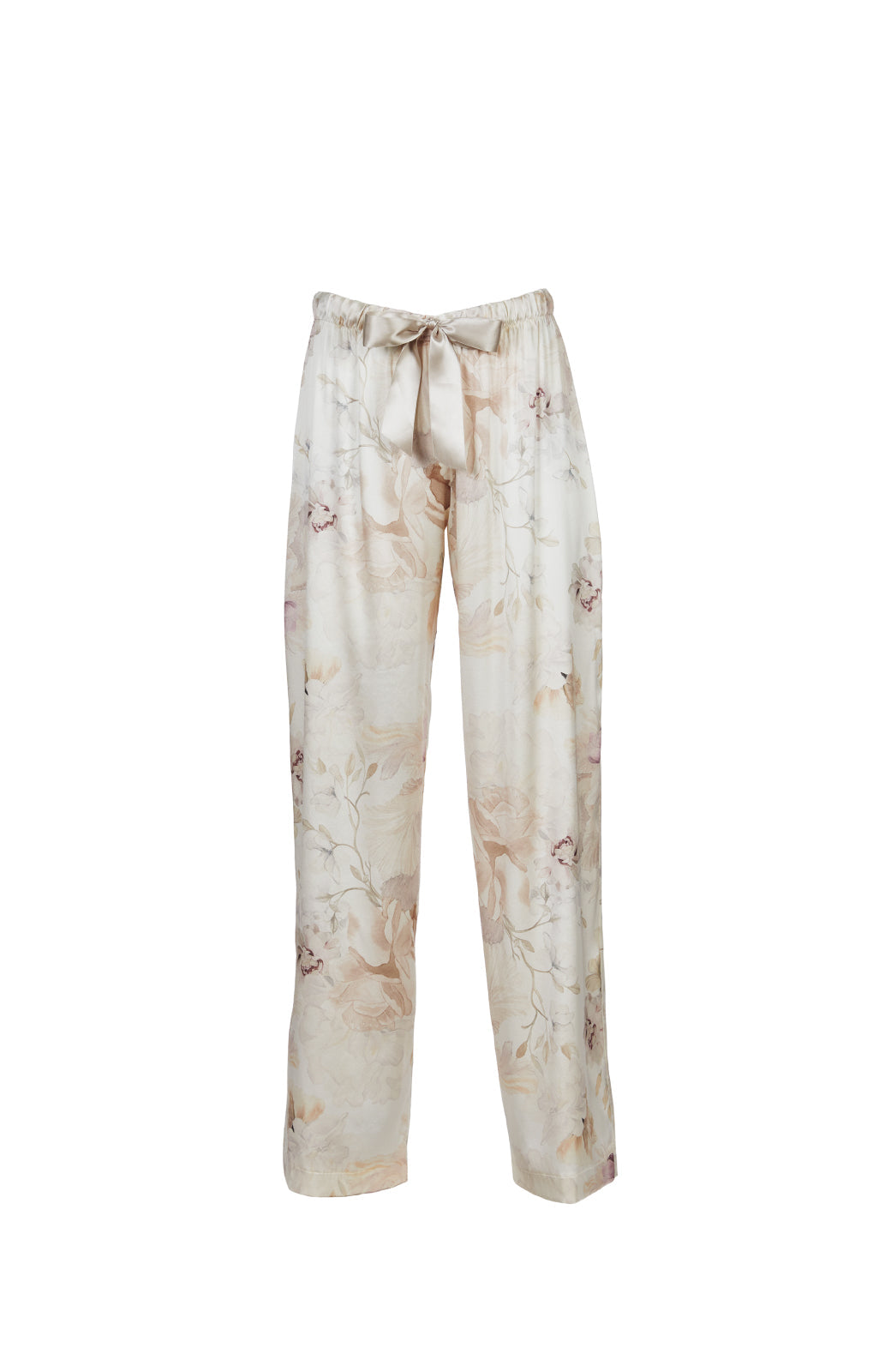 Floral Silk Pants